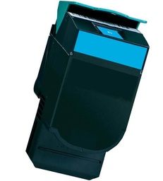 [LXT-CX310CY] Lexmark CX310/CX410/CX510 Cyan Cartucho de Toner Generico - Reemplaza 80C2SC0/80C2SCE/802SC