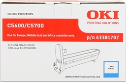 [43381707.0] OKI C5600/C5700 Cyan Tambor de Imagen Original - 43381707 (Drum)