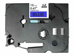 [BR-TZE531] Brother TZe531 Cinta Laminada Generica de Etiquetas - Texto negro sobre fondo azul - Ancho 12mm x 8 metros