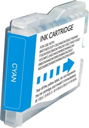[BI-LC1000XLCY] Brother LC1000XL/LC970XL Cyan Cartucho de Tinta Generico - Reemplaza LC1000C/LC970C