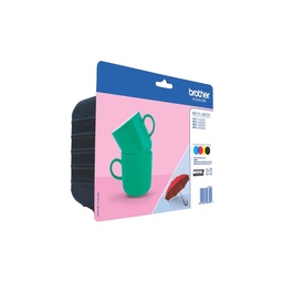 [LC227XLVALBP] Brother LC227XL/LC225XL Pack de 4 Cartuchos de Tinta Originales - LC227XLVALBP