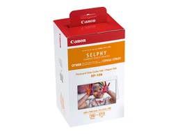 [8568B001] Canon RP-108 Value Pack Original - 2x Kits de Tinta de 54 Impresiones - 108 Hojas de Papel Foto 100x148 mm (4x6?) - 8568B001