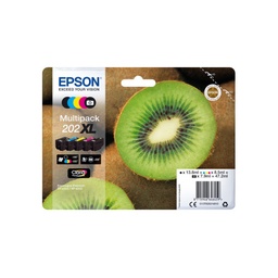 [C13T02G74010] Epson 202XL Pack de 5 Cartuchos de Tinta Originales - C13T02G74010