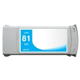 [HI-C4931A(81)] HP 81 Cyan Cartucho de Tinta Generico - Reemplaza C4931A