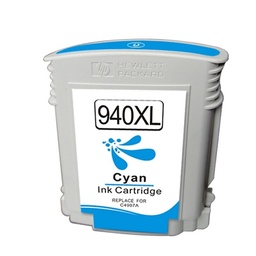 [HI-940XLCY] HP 940XL Cyan Cartucho de Tinta Generico - Reemplaza C4907AE