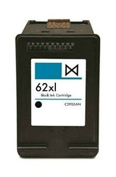 [HI-62XLBK] HP 62XL Negro Cartucho de Tinta Remanufacturado - Reemplaza C2P04AE/C2P05AE