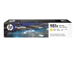 [L0R11A] HP 981X Amarillo Cartucho de Tinta Original - L0R11A