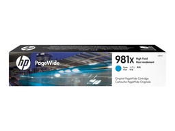 [L0R09A] HP 981X Cyan Cartucho de Tinta Original - L0R09A