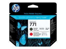 [CE017A] HP 771 Cabezal de Impresion Original - Negro Mate, Rojo Cromatico - CE017A